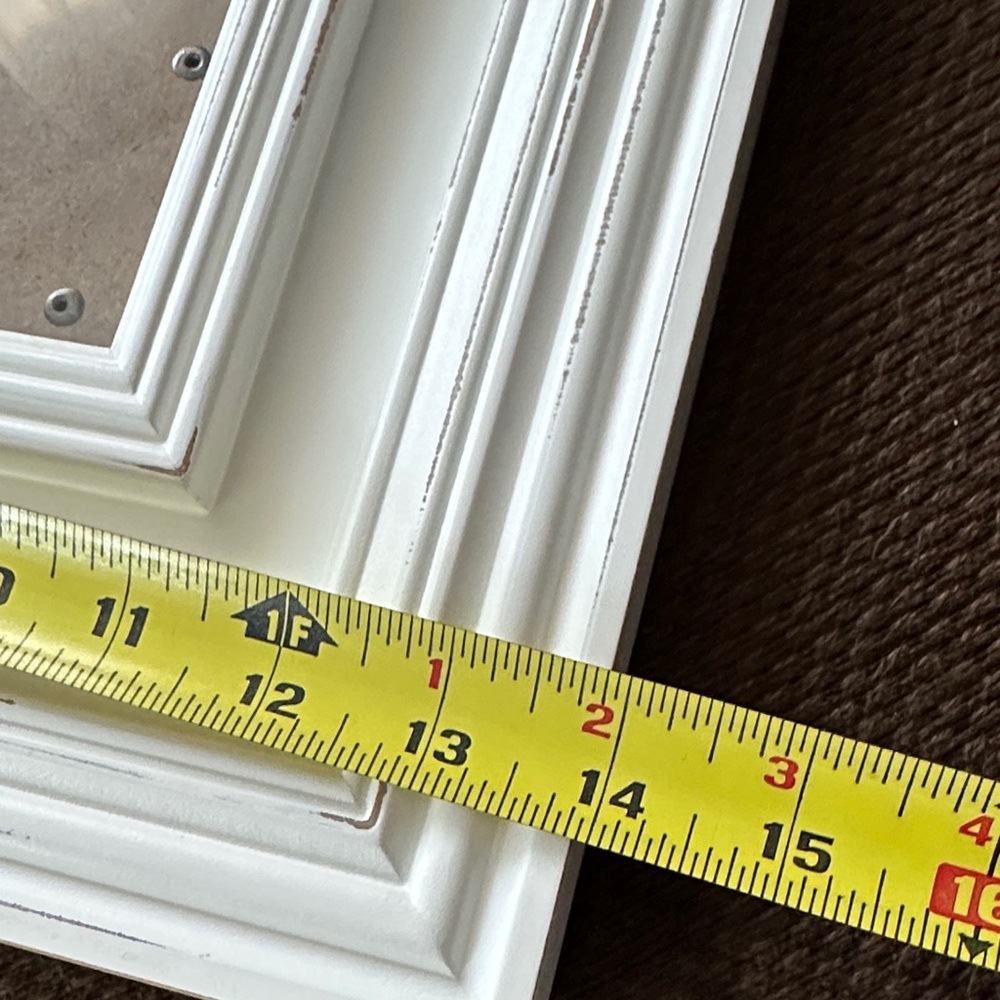 Distressed White Photo Frame - Picture 3 of 7